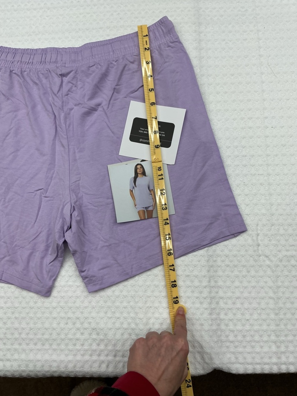 Comftr Lavender Athletic Shorts for Women - Picture 6 of 7